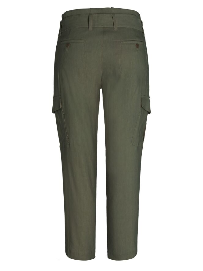 Cambio trousers KAIA CARGO 8010-0315-01 Green by Penninkhoffashion.com