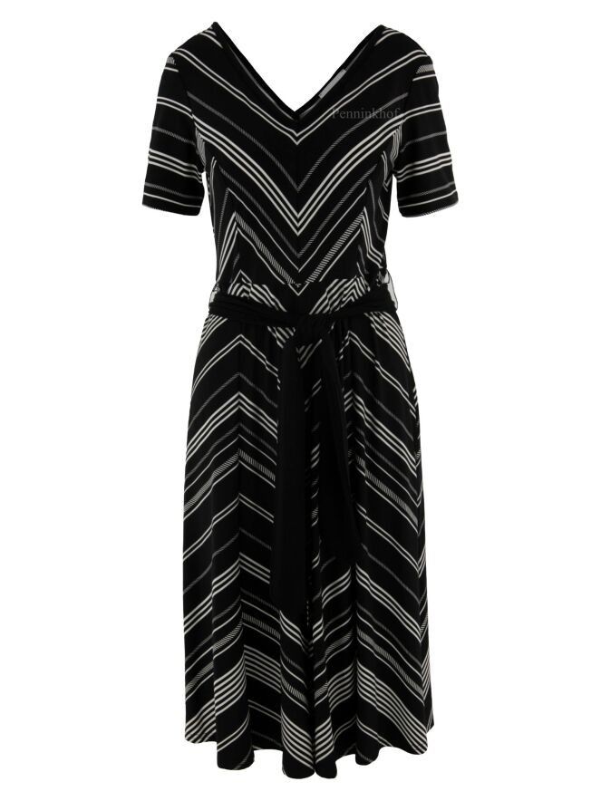 Joseph ribkoff black 2024 and white dress