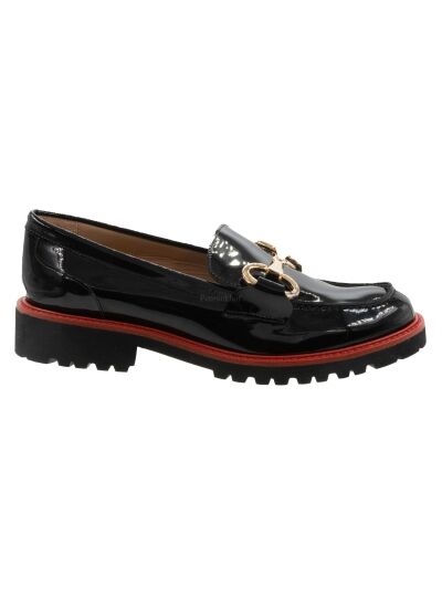 Even and odd Loafer vernice nero 5332