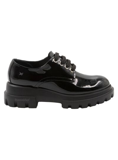 AGL Loafer nero nero MAXINE LACE UP D756027