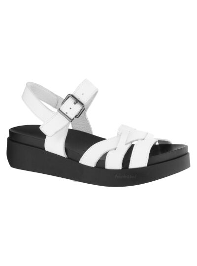 Arche Sandal blanc/noir MYANAA