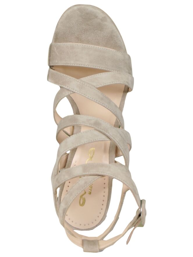 Evaluna sandals 3006 Taupe by Penninkhoffashion