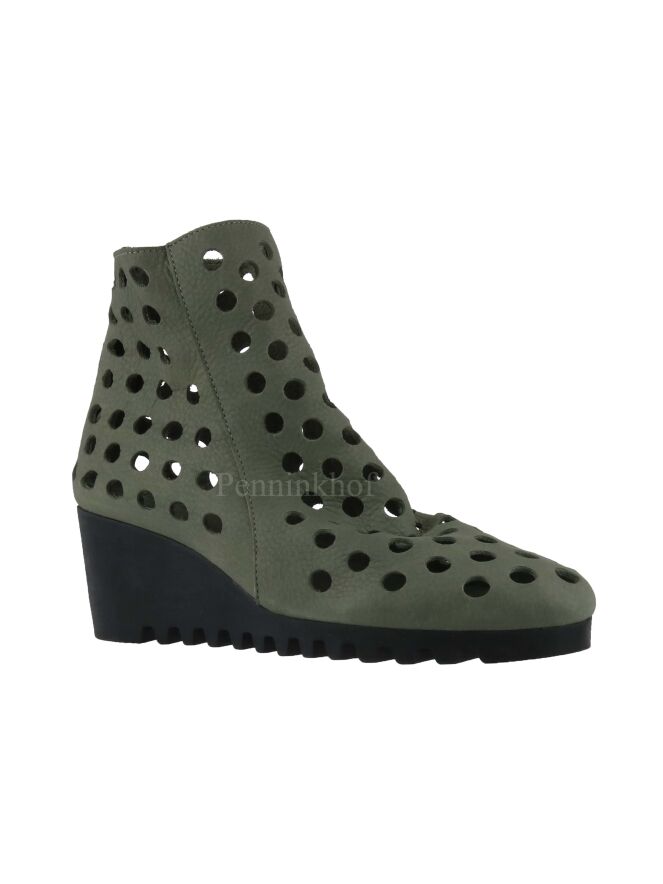 Arche ankle boots LAROME Green by Penninkhoffashion