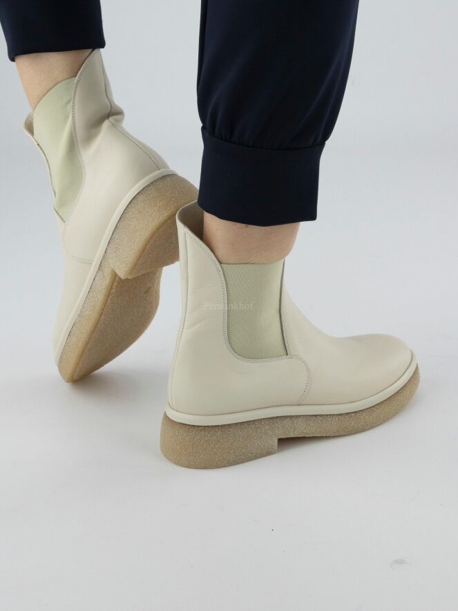 AGL ankle boots ALISON R BEAT D721584 Cream White by