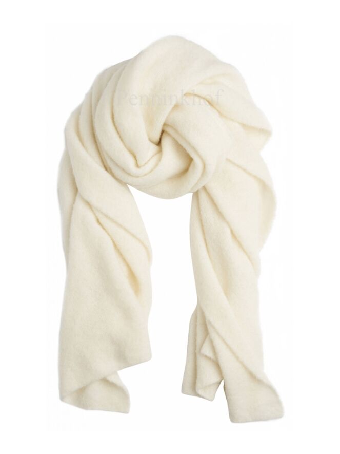 High scarves FROSTY 790791 Cream White by Penninkhoffashion