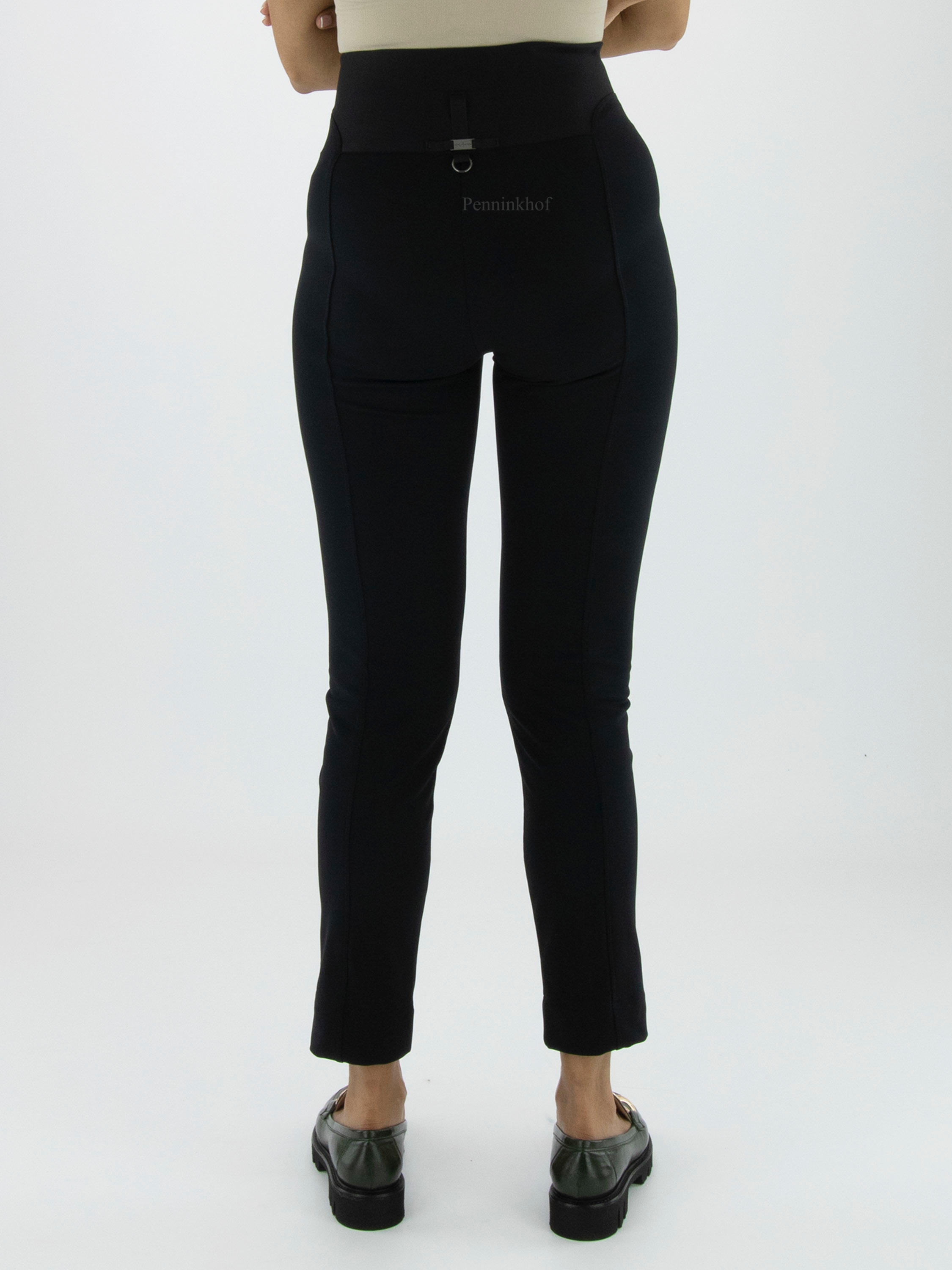 High trousers MINIMALIST S01717 Black by Penninkhoffashion.com