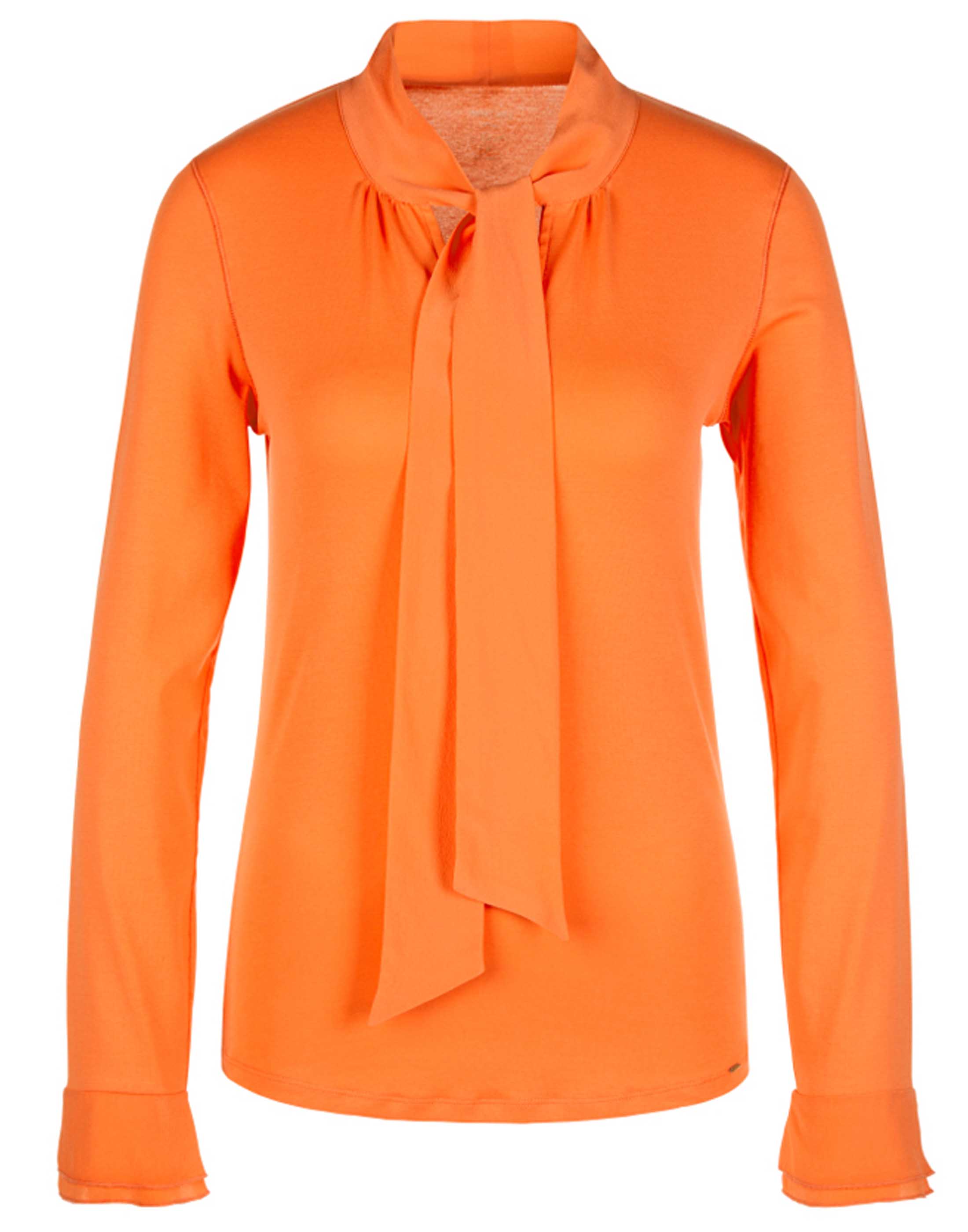 Marc Cain blouses KC4808 J14 Orange by Penninkhoffashion.com