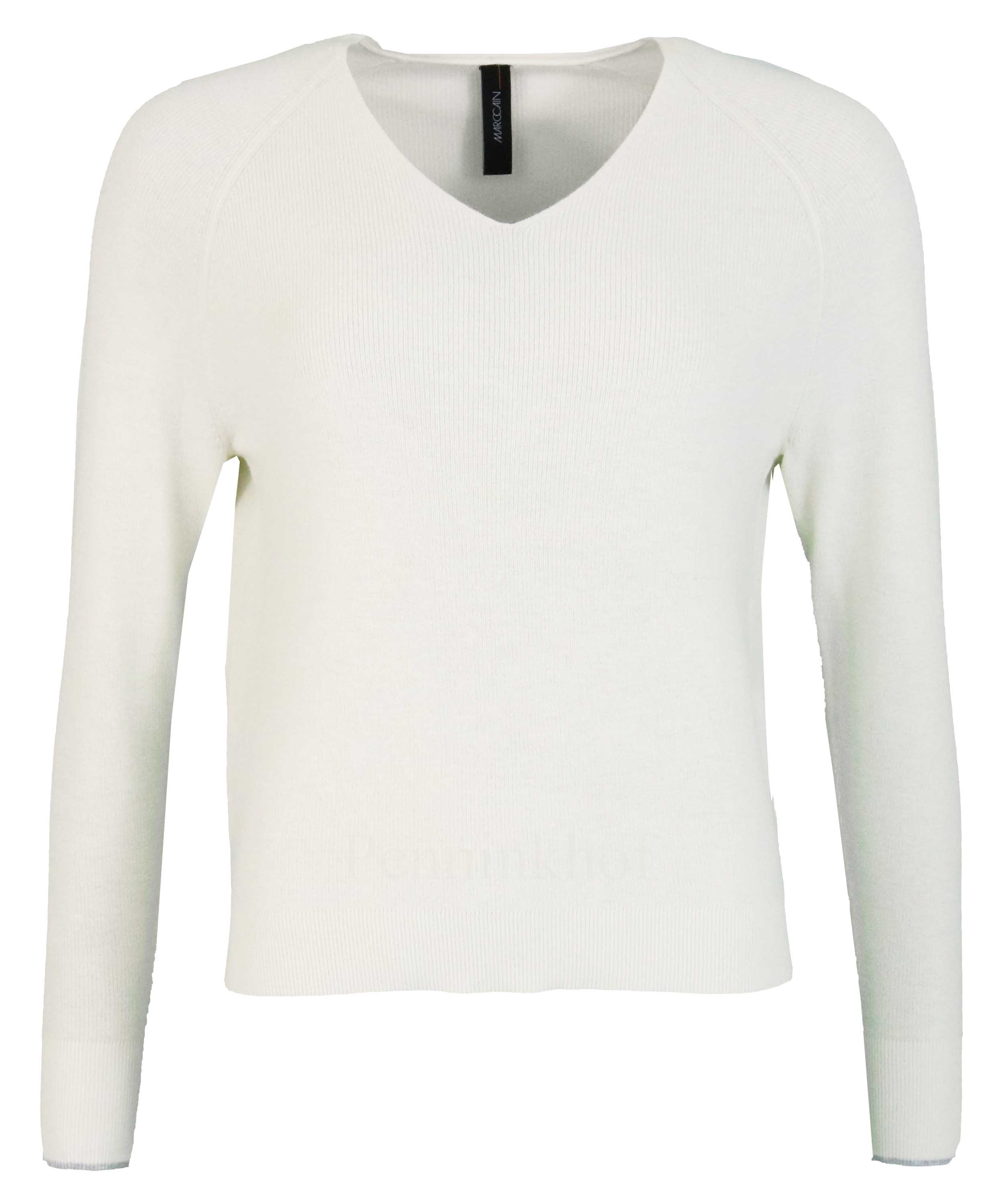 Marc Cain pullovers PS4104 M80 Cream White by Penninkhoffashion.com
